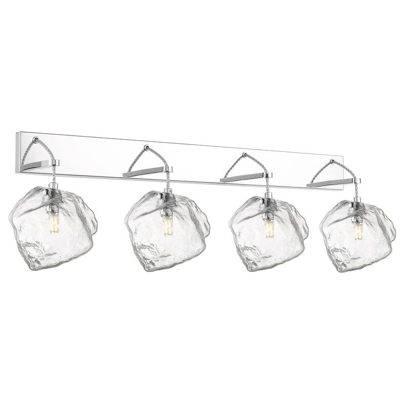 63131LED'sP-MSS/CLR 4 Light Wall / Vanity in Mirrored