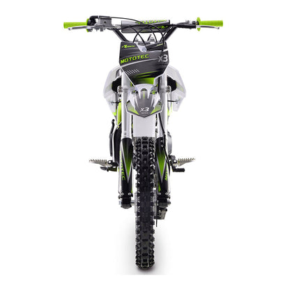 MOTOTEC X3 125CC 4-Stroke Green Gas-Powered Dirt Bike (95731462)