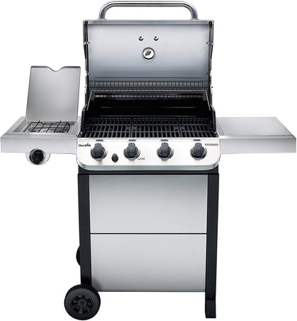 Char-Broil 463377319 Performance 4-Burner Cart Style Liquid Propane Gas Grill, Stainless Steel