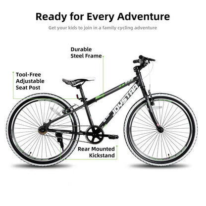 JOYSTAR Lubbock 20" 24" Kids Mountain Bike Single Speed Bicycle