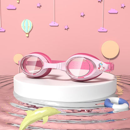 Cartoon Kids Swim Goggles - Anti-Fog Waterproof Pro Gear