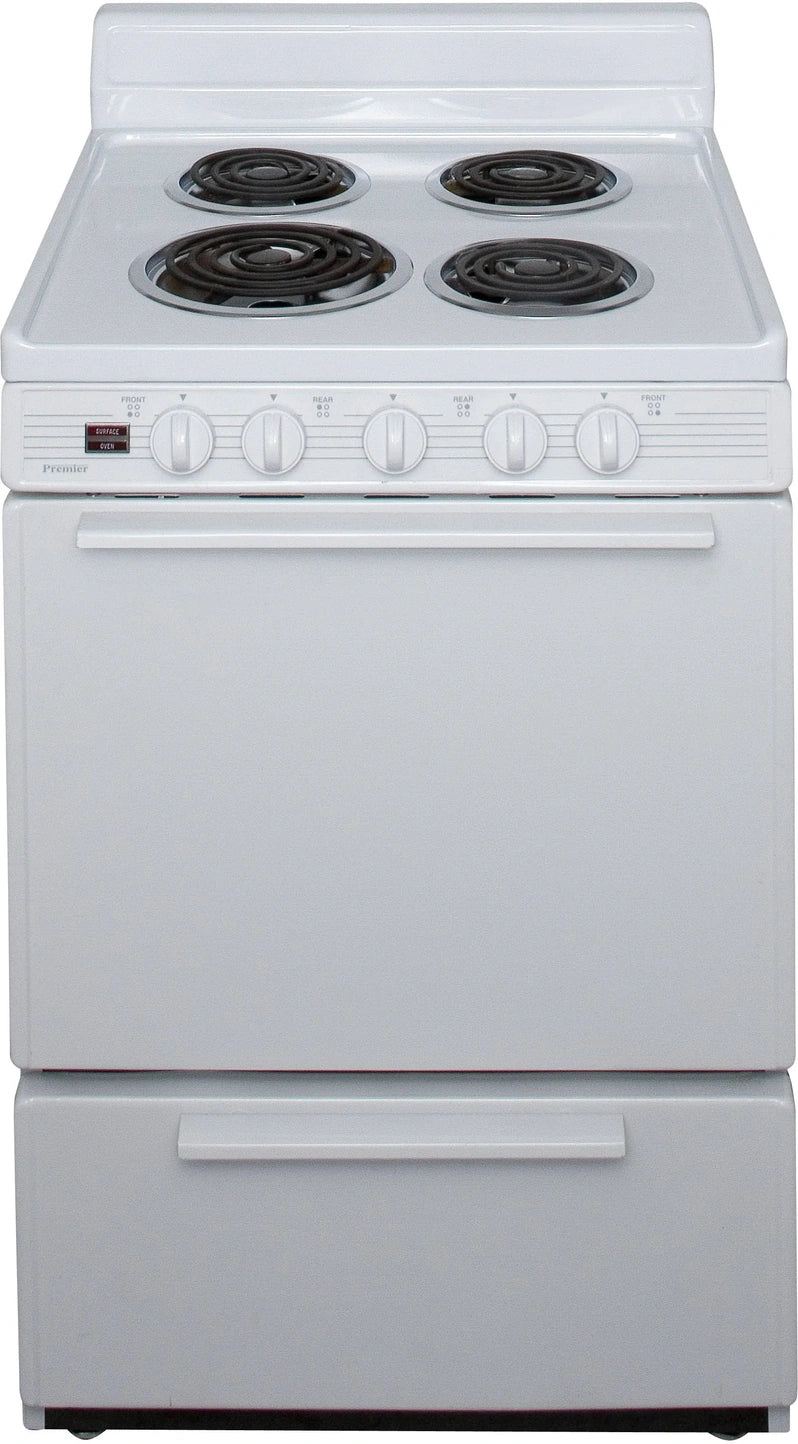 Premier 24 inch Electric Range (White)