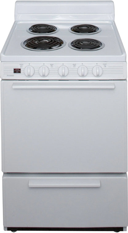 Premier 24 inch Electric Range (White)