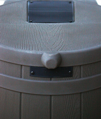 Good Ideas Rain Wizard 50 Gallon Plastic Outdoor Home Rain Barrel Water Storage Collector