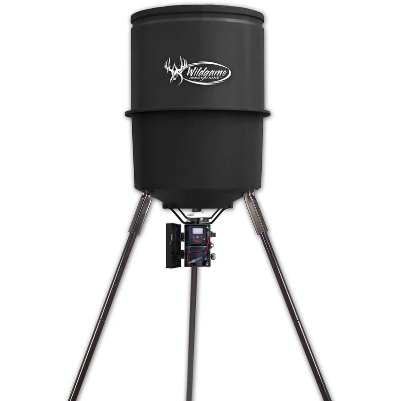 Wildgame Innovations Sports and Outdoors Quick Set Game Feeder, 30-Gal