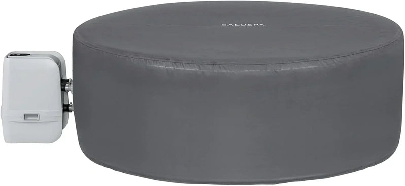 Inflatable Hot Tub Spa (71" x 26") | Portable Hot Tub with 2 Covers (1 Energy-Efficient Thermal Cover and 1 Standard Cover) | Fits Up to 2-4 Persons | Black
