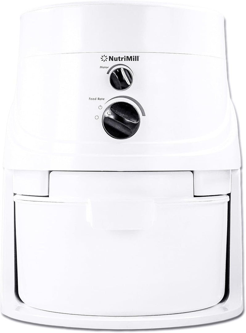 Classic high-speed electric grain grinder, a wheat flour grinder used for making fresh flour, equipped with a stainless steel grinding head