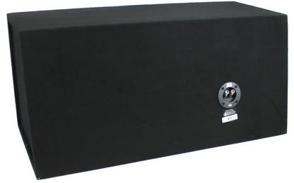 MTX 12" Dual Loaded Car Subwoofer w/Sub Box, Amplifier, & QPower Wiring Kit